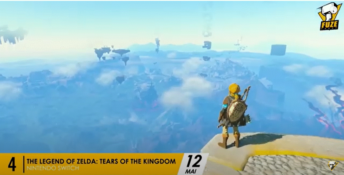 Gameplay du jeu video de « The Legend of Zelda: Tears of the Kingdom »