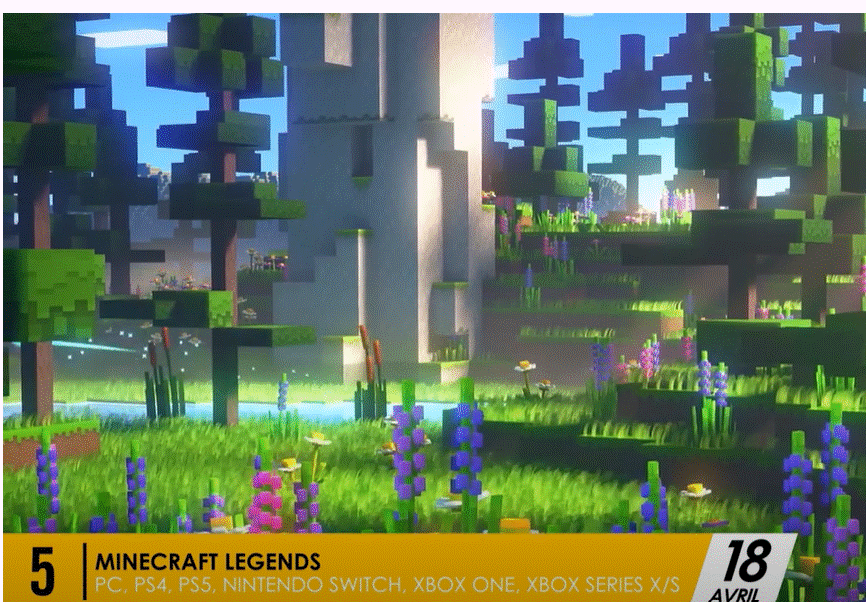 Gameplay du jeu vidéo « Minecraft Legends »