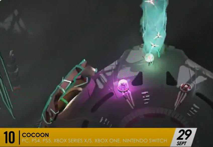 Gameplay du jeu vidéo « Cocoon »