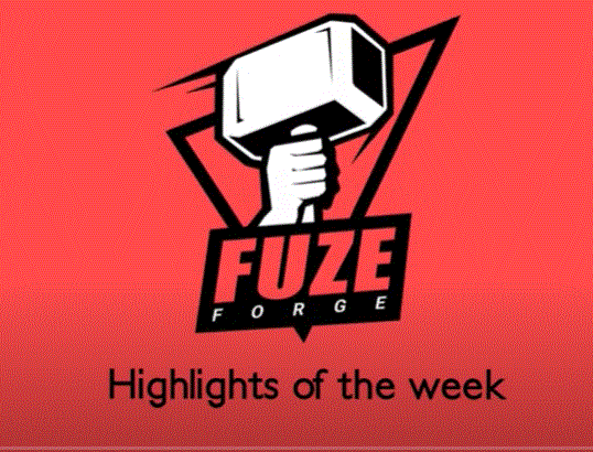 La playlist « Highlights of the Week » sur Fuze Forge 