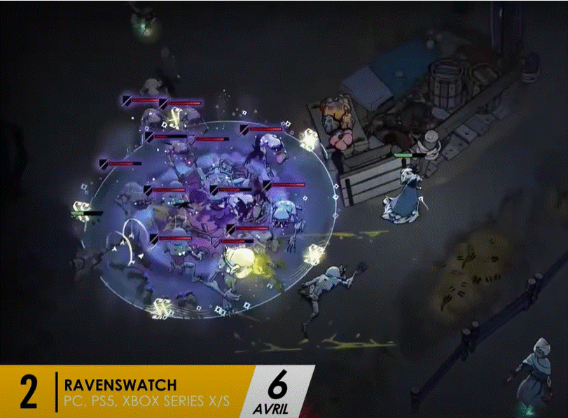 Gameplay du jeu vidéo « Ravenswatch »