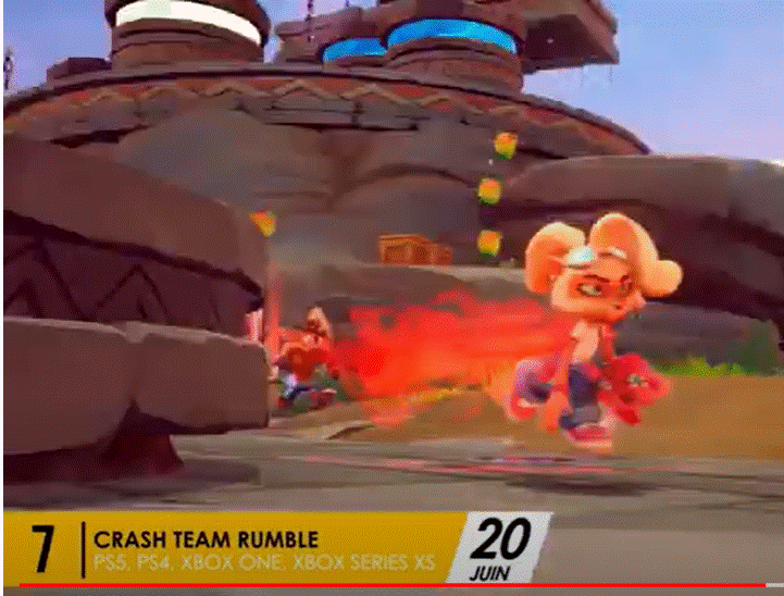 Gameplay du jeu vidéo « Crash Team Rumble »