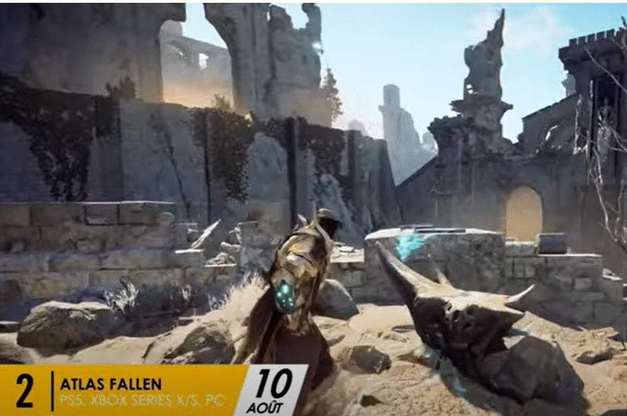 Gameplay du jeu vidéo « Atlas Fallen »