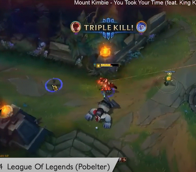 Gameplay du jeu vidéo « League of Legends » 